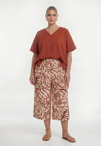 Skort midi BLOOMPOPPY - dark red - #1