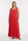 Dress banana seam UNI DOLCE - light red