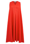 Dress swing LINEN - light red - #3