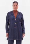 Blazer flare long DENIM DOLCE - indigo - #1