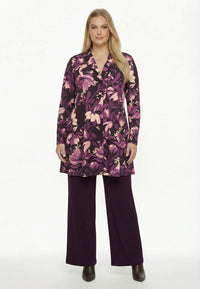Blazer flare long CICLAMY - purple - #2