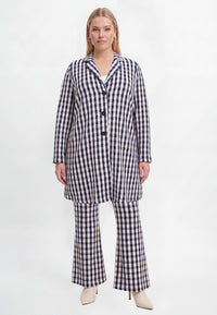 Blazer relaxed CHECKY - blue - #2