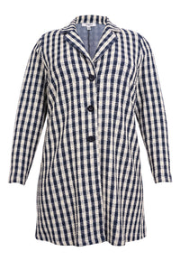 Blazer relaxed CHECKY - blue - #3