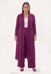 Cardigan extra long UNI DOLCE PLISSÉ - #1