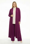 Cardigan extra long UNI DOLCE PLISSÉ - purple - #4