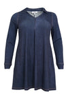 Tunic wide bottom DENIM DOLCE - indigo - #3