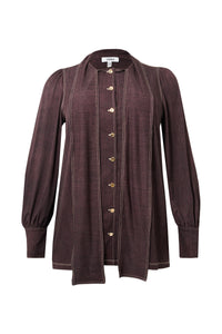 Tunic DENIM DOLCE BROWN - brown - #4