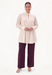 Tunic wide bottom UNI R-DOLCE - pink - #1