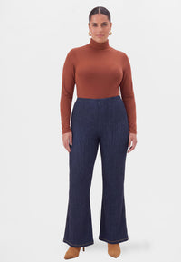 Trousers bootleg DENIM DOLCE - indigo - #2