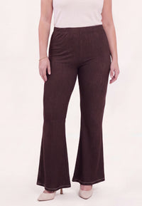 Trousers bootleg DENIM DOLCE BROWN - #3