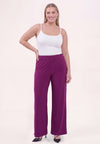 Trousers straight UNI DOLCE - purple - #2