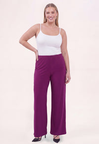 Trousers straight UNI DOLCE - purple - #2