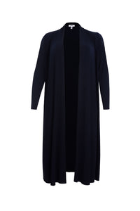 Cardigan extra long UNI DOLCE PLISSÉ - blue - #3