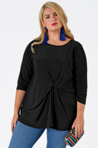 Shirt knotted DOLCE - black - #2