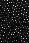 Shirt relax dropped neck DOTS - black - #5
