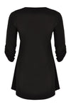 Shirt wide bot puckered DOLCE - black - #3