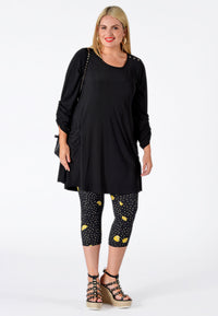 Shirt wide bot puckered DOLCE - black - #1