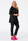 Trousers buttoned INTERLOCK - black