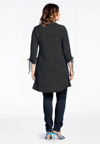 Cardigan wide bot string DOTS - black - #3