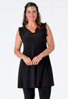 Singlet wide bottom ruffle DOLCE - black - #1
