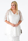 Tunic flare LACE - white - #1