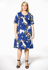 Dress wide short sleeve ALISE - white - #2