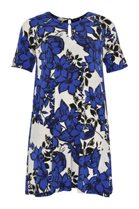 Dress wide short sleeve ALISE - white - #4