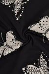 Tunic wide bot FARFALLE - black - #5
