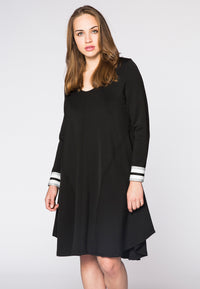 Dress wide bottom SPORT - black - #1