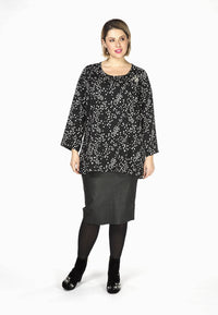 Tunic pearls CONFETTI - black - #1