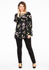 Tunic flare straps TULIP - black