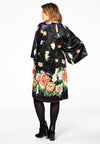 Dress wide sleeve CHRYSANT - black - #3