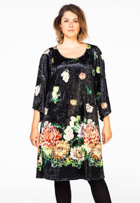 Dress wide sleeve CHRYSANT - black - #1