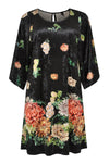 Dress wide sleeve CHRYSANT - black - #4
