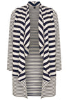 Cardigan STRIPE MIX - blue - #4