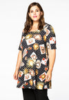 Tunic wide bottom GAMECARD - black