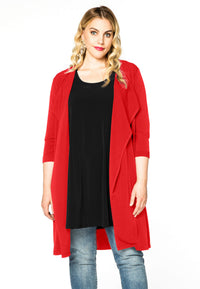 Cardigan 3/4 sleeve DOLCE - red - #2