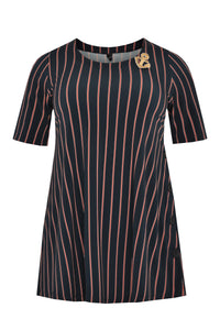 Tunic flare buttoned COLLEGE - blue - #4