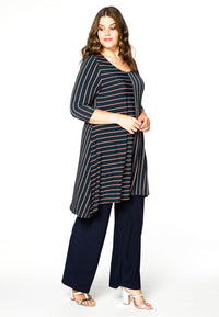 Tunic wide bottom COLLEGE - blue - #1