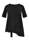 Shirt asym bottom DOLCE - black - #4