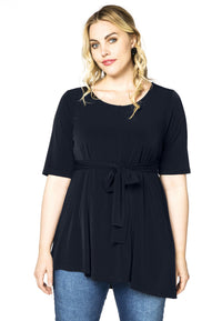 Shirt asym bottom DOLCE - blue - #2