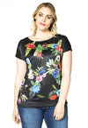 Shirt TROPIC - black