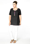 Tunic little bows BUBBLE - black