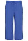 Trousers 7/8 LINEN - light blue - #4