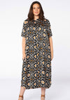 Blouse long pockets AFRICA - white