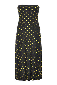 Dress strapless DOTS - black - #4