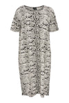 Dress wide SNAKE - white - #4