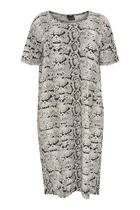 Dress wide SNAKE - white - #4