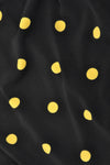 Dress cold shoulder DOTS - black - #5