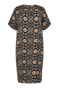 Dress straight AFRICA - white - #4